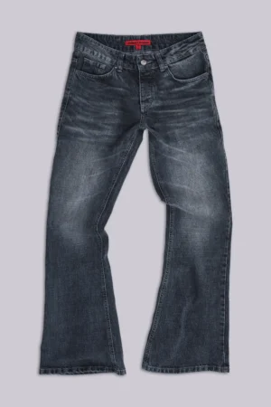 Washed Black Jude Bootcut Jeans
